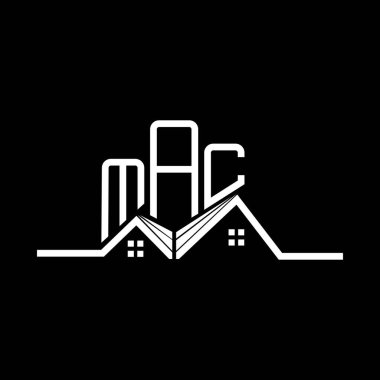 MAC Real State logo tasarımı, MAC basit ve modern logo. MAC lüks alfabe tasarımı  