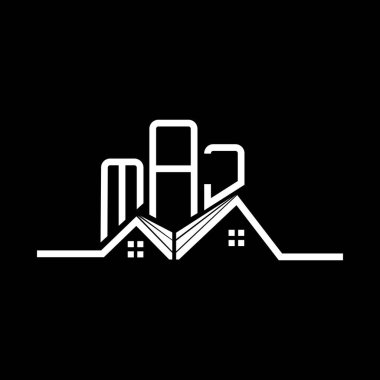 MAJ Real State logo tasarımı, MAJ basit ve modern logo. MAJ lüks alfabe tasarımı  