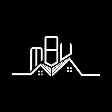 MBU Real State logo tasarımı, MBU basit ve modern logo. MBU lüks alfabe dizaynı  