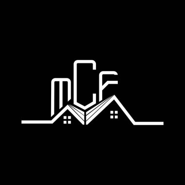 MCF Real State logo tasarımı, MCF basit ve modern logo. MCF lüks alfabe tasarımı  