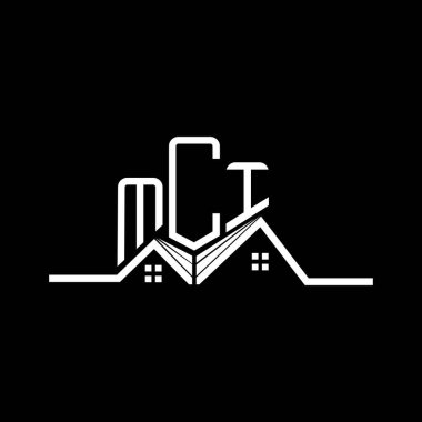 MCI Real State logo tasarımı, MCI basit ve modern logo. MCI lüks alfabe tasarımı  