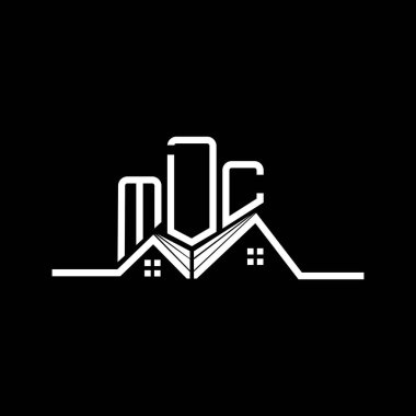 MDC Emlak Logosu Tasarımı, MDC Basit ve Modern Logo. MDC lüks alfabe tasarımı  