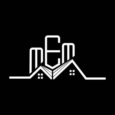 MEM Real State logo tasarımı, MEM basit ve modern logo. MEM lüks alfabe tasarımı  