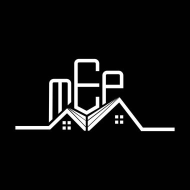 MEP Real State logo tasarımı, MEP basit ve modern logo. MEP lüks alfabe tasarımı  
