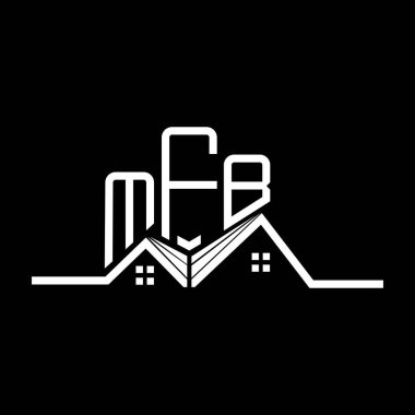 MFB Real State logo tasarımı, MFB basit ve modern logo. MFB lüks alfabe tasarımı  