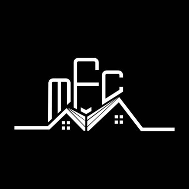 MFC Real State logo tasarımı, MFC basit ve modern logo. MFC lüks alfabe tasarımı  
