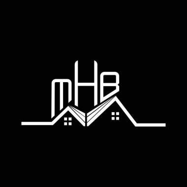 MHB Real State logo tasarımı, MHB basit ve modern logo. MHB lüks alfabe tasarımı  