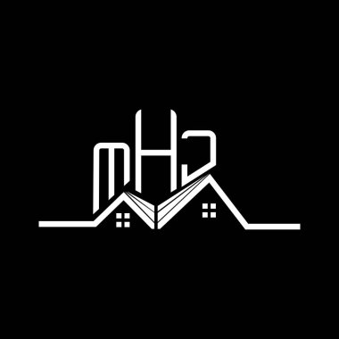 MHJ Real State logo tasarımı, MHJ basit ve modern logo. MHJ lüks alfabe tasarımı  
