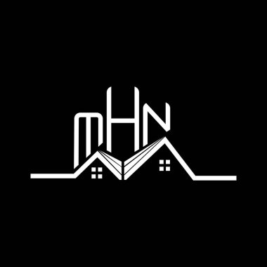 MHN Real State logo tasarımı, MHN basit ve modern logo. MHN lüks alfabe tasarımı  