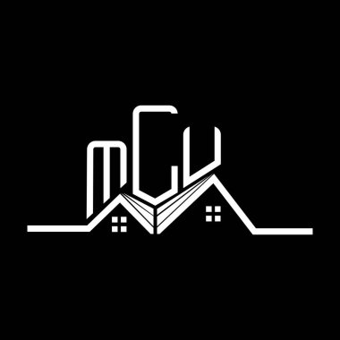 MLU Real State logo tasarımı, basit ve modern MLU logosu. MLU lüks alfabe tasarımı  