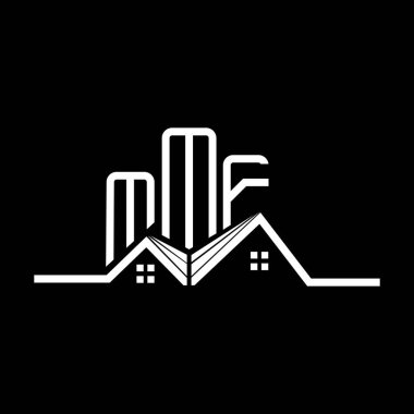 MMF Real State logo tasarımı, MMF basit ve modern logo. MMF lüks alfabe tasarımı  