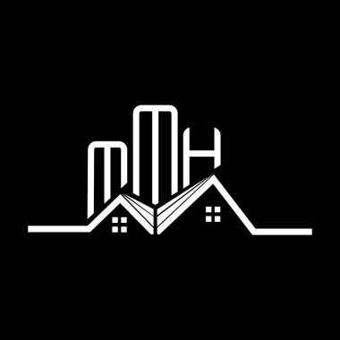 MMH Real State logo tasarımı, MMH basit ve modern logo. MMH lüks alfabe tasarımı  