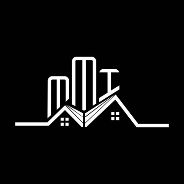 MMI Real State logo tasarımı, MMI basit ve modern logo. MMI lüks alfabe tasarımı  