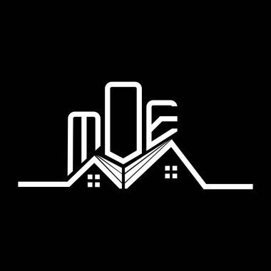 MOE Real State logo tasarımı, MOE basit ve modern logo. MOE lüks alfabe tasarımı  