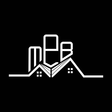 MPB emlak logosu tasarımı, MPB basit ve modern logo. MPB lüks alfabe tasarımı  