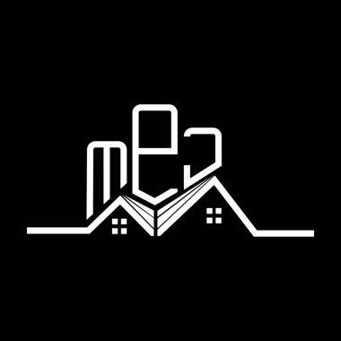 MPJ emlak logosu tasarımı, MPJ basit ve modern logo. MPJ lüks alfabe tasarımı  