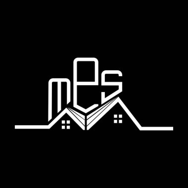 MPS Real State logo tasarımı, basit ve modern MPS logosu. MPS lüks alfabe tasarımı  