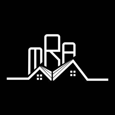 MRA Real State logo tasarımı, MRA basit ve modern logo. MRA lüks alfabe tasarımı  