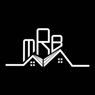 MRB emlak logosu tasarımı, MRB basit ve modern logo. MRB lüks alfabe tasarımı  
