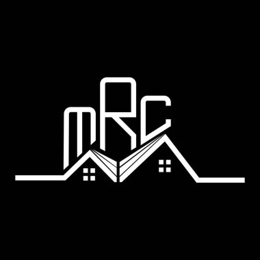 MRC emlak logosu tasarımı, MRC basit ve modern logo. MRC lüks alfabe tasarımı  