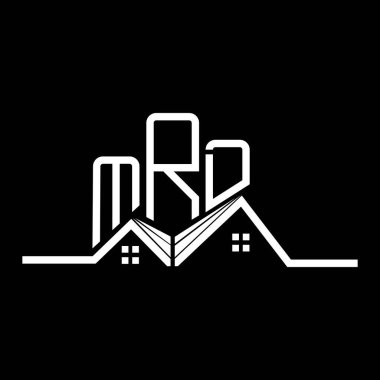MRD emlak logosu tasarımı, MRD basit ve modern logo. MRD lüks alfabe tasarımı  