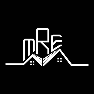 MRE Real State logo tasarımı, MRE basit ve modern logo. MRE lüks alfabe tasarımı  