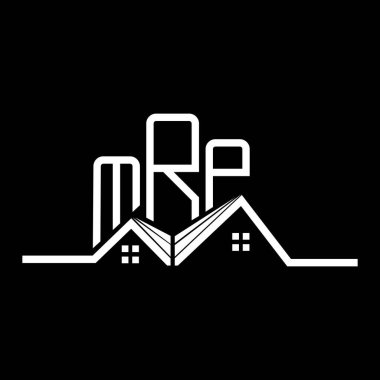 MRP Real State logo tasarımı, MRP basit ve modern logo. MRP lüks alfabe tasarımı  