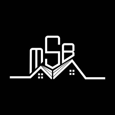 MSB Real State logo tasarımı, MSB basit ve modern logo. MSB lüks alfabe tasarımı  
