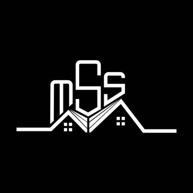 MSS Real State logo tasarımı, MSS basit ve modern logosu. MSS lüks alfabe tasarımı  