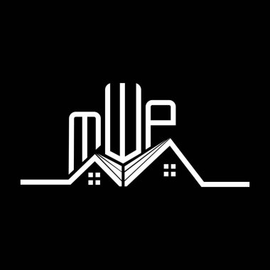 MWP Real State logo tasarımı, MWP basit ve modern logo. MWP lüks alfabe tasarımı  