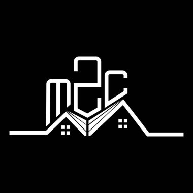 MZC Real State logo tasarımı, MZC basit ve modern logo. MZC lüks alfabe tasarımı  
