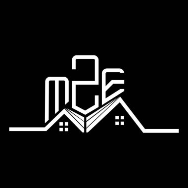 MZE Real State logo tasarımı, MZE basit ve modern logo. MZE lüks alfabe tasarımı  