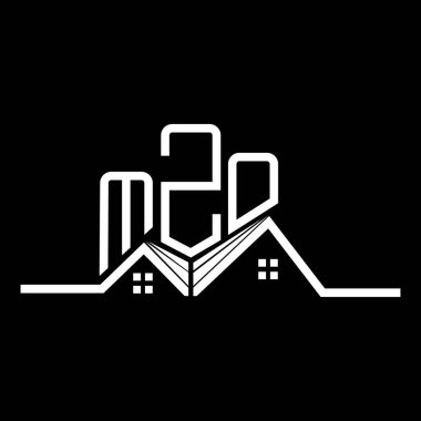 MZO Real State logo tasarımı, MZO basit ve modern logo. MZO lüks alfabe tasarımı  