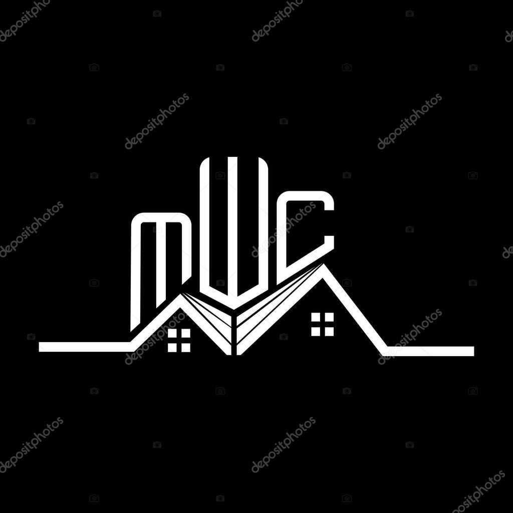 MWC Real State logo design, MWC simple and modern logo. MWC luxurious alphabet design