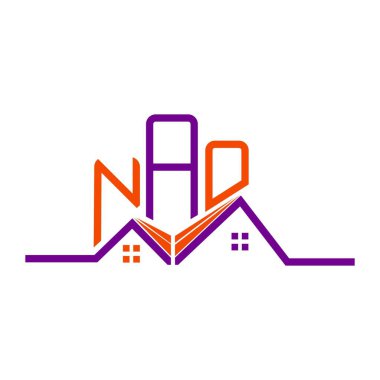 NAO Real State logo tasarımı, NAO basit ve modern logo. NAO lüks alfabe tasarımı  