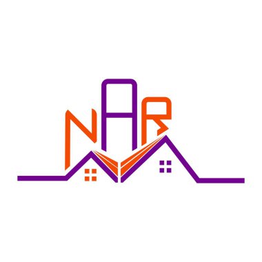 NAR emlak logosu tasarımı, NAR basit ve modern logo. NAR lüks alfabe tasarımı  