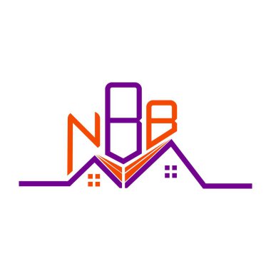 NBB Real State logo tasarımı, NBB basit ve modern logo. NBB lüks alfabe tasarımı  