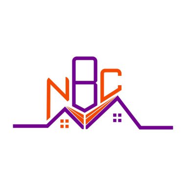NBC Emlak Logosu Tasarımı, NBC Basit ve Modern Logo. NBC lüks alfabe tasarımı  