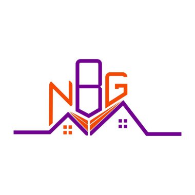 NBG Real State logo tasarımı, NBG basit ve modern logo. NBG lüks alfabe tasarımı  