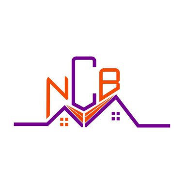 NCB Real State logo tasarımı, NCB basit ve modern logo. NCB lüks alfabe tasarımı  
