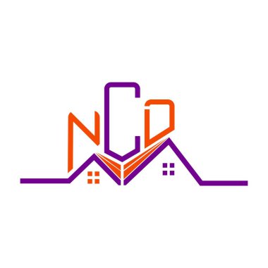 NCD Real State logo tasarımı, NCD basit ve modern logo. NCD lüks alfabe tasarımı  