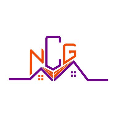 NCG Real State logo tasarımı, NCG basit ve modern logo. NCG lüks alfabe tasarımı  