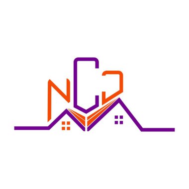 NCJ Real State logo tasarımı, NCJ basit ve modern logo. NCJ lüks alfabe tasarımı  
