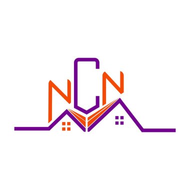 NCN Real State logo tasarımı, NCN basit ve modern logo. NCN lüks alfabe tasarımı  