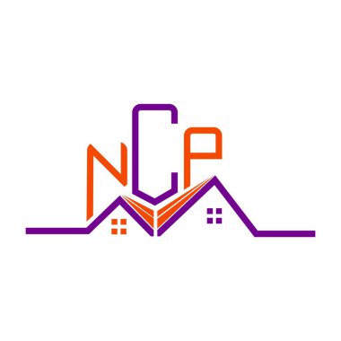 NCP Real State logo tasarımı, NCP basit ve modern logo. NCP lüks alfabe tasarımı  