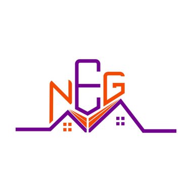 NEG emlak logosu tasarımı, NEG basit ve modern logosu. NEG lüks alfabe tasarımı  
