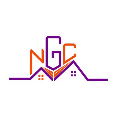 NGC Real State logo tasarımı, NGC basit ve modern logo. NGC lüks alfabe tasarımı  