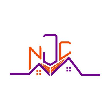 NJL Real State logo tasarımı, NJL basit ve modern logo. NJL lüks alfabe tasarımı  