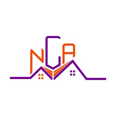 NLA emlak logosu tasarımı, NLA basit ve modern logo. NLA lüks alfabe tasarımı  