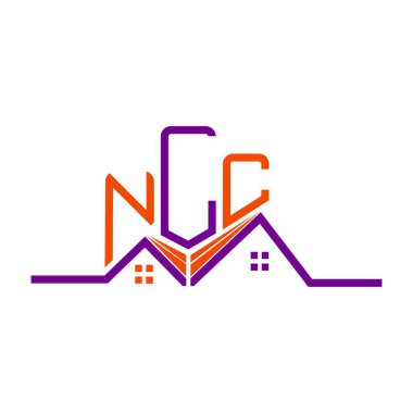 NLC Real State logo tasarımı, NLC basit ve modern logo. NLC lüks alfabe tasarımı  